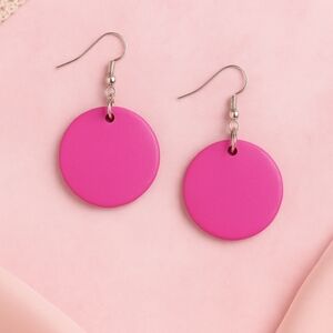 Pink Dangle Earrings